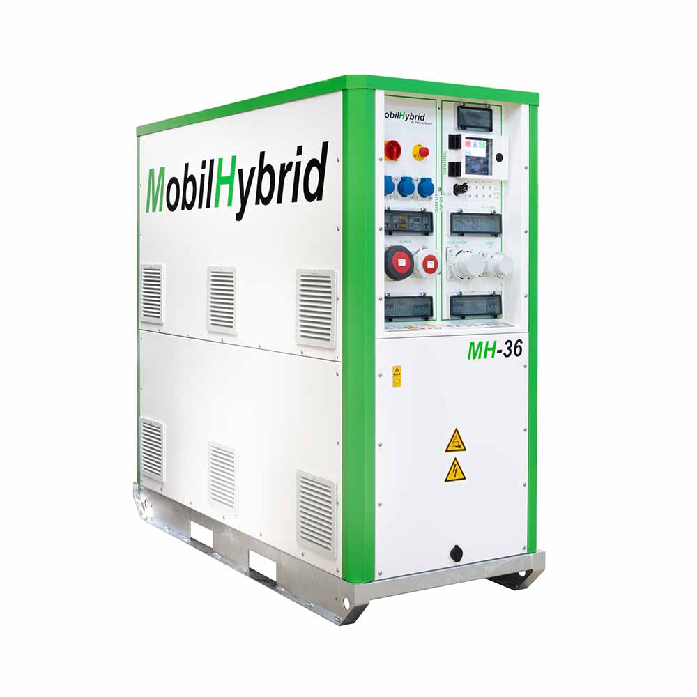 La MobilHybrid MH-36/3ph est la solution pour les projets ayant des exigences énergétiques élevées et des défis particuliers.